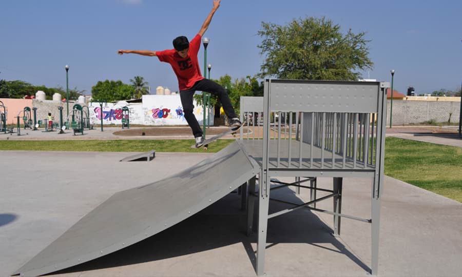 Rampas módulares para patinetas
