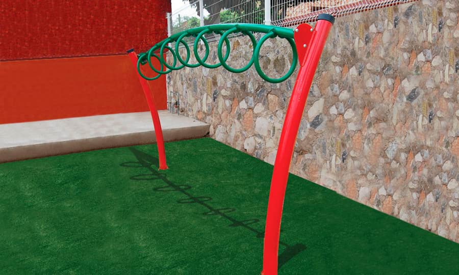 Pasamanos infantiles con aros