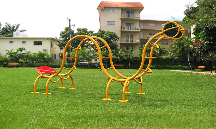 Juegos de pasamanos con forma de animales