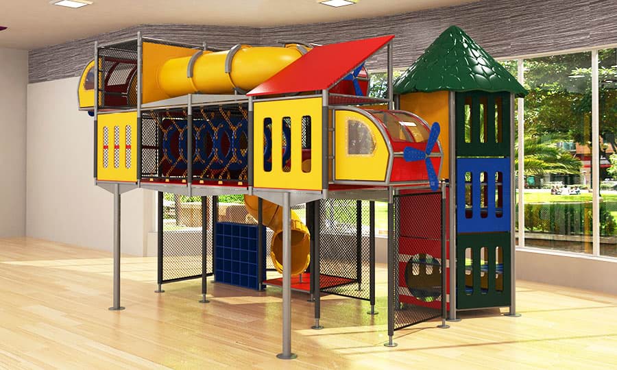 Juegos modulares de interior para guarderías