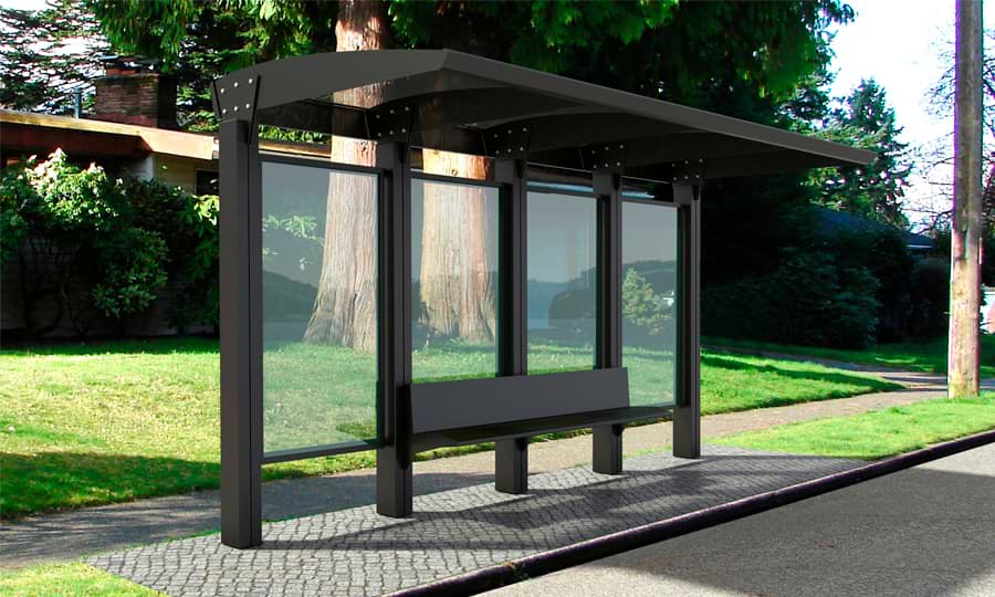 Parabus para transporte urbano abierto