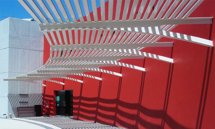Pérgola prefabricada de acero